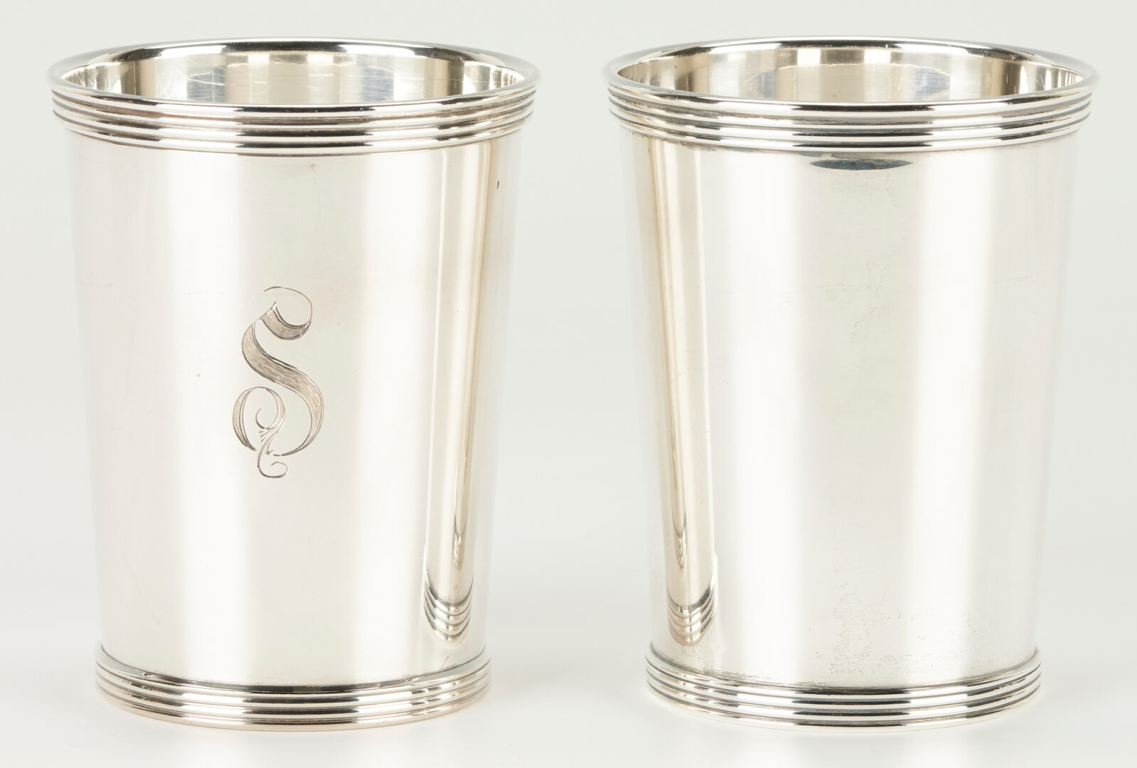 Lot 75: 16 International Sterling Silver Mint Julep Cups