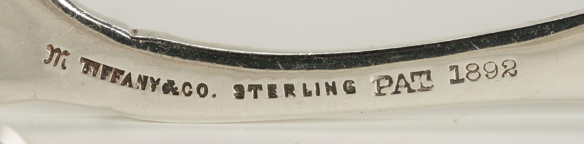 Lot 768: Six Individual Sterling silver Asparagus Tongs incl. Tiffany