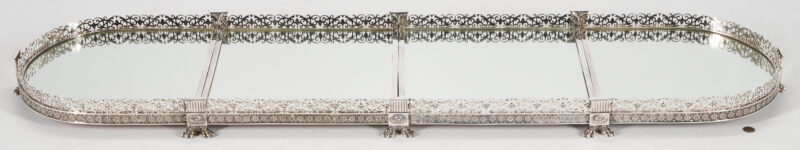 Lot 770: English Neoclassical Style Silver Plated Table Plateau
