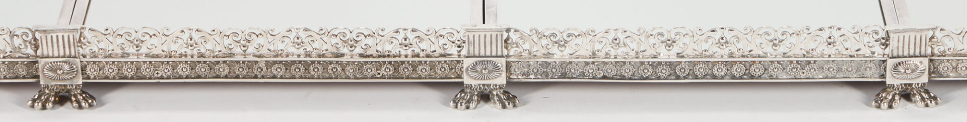 Lot 770: English Neoclassical Style Silver Plated Table Plateau