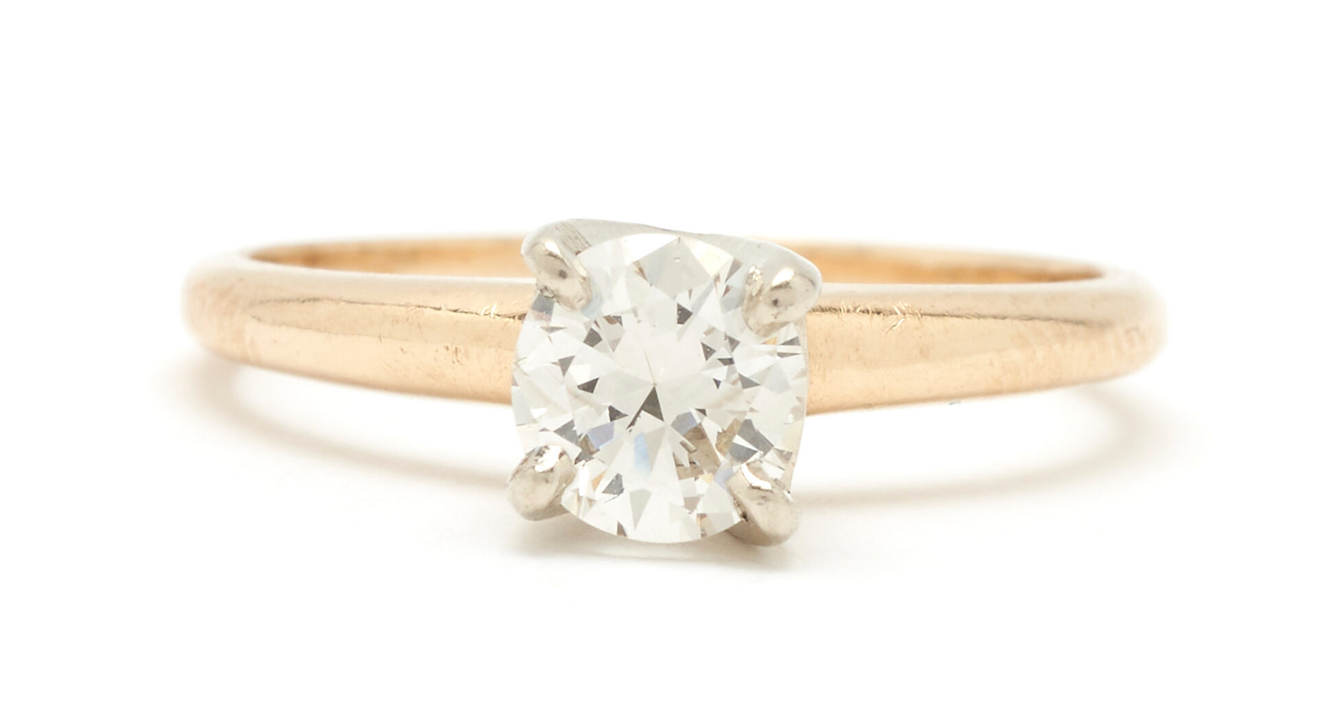 Lot 823: 14K Gold & Diamond Engagement Ring