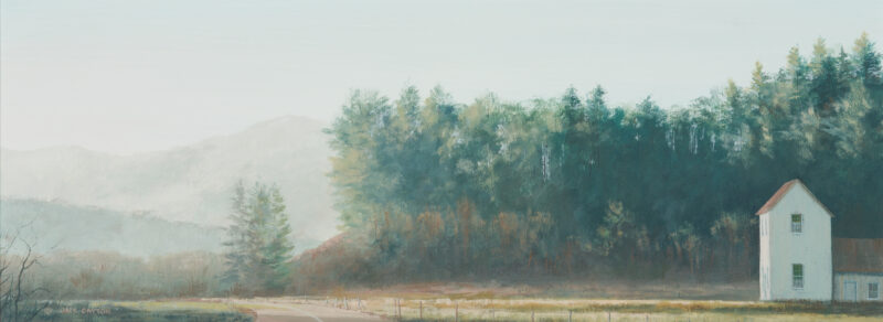 Lot 880: Jack Cayton Watercolor Painting,  Appalachian Morning