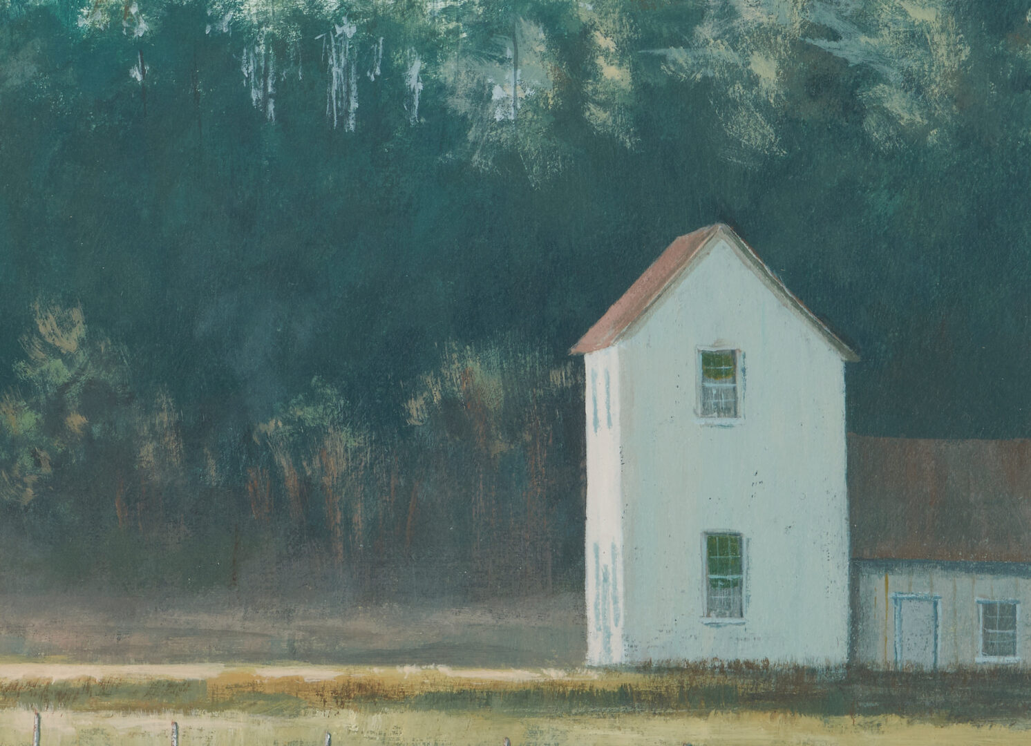 Lot 880: Jack Cayton Watercolor Painting,  Appalachian Morning