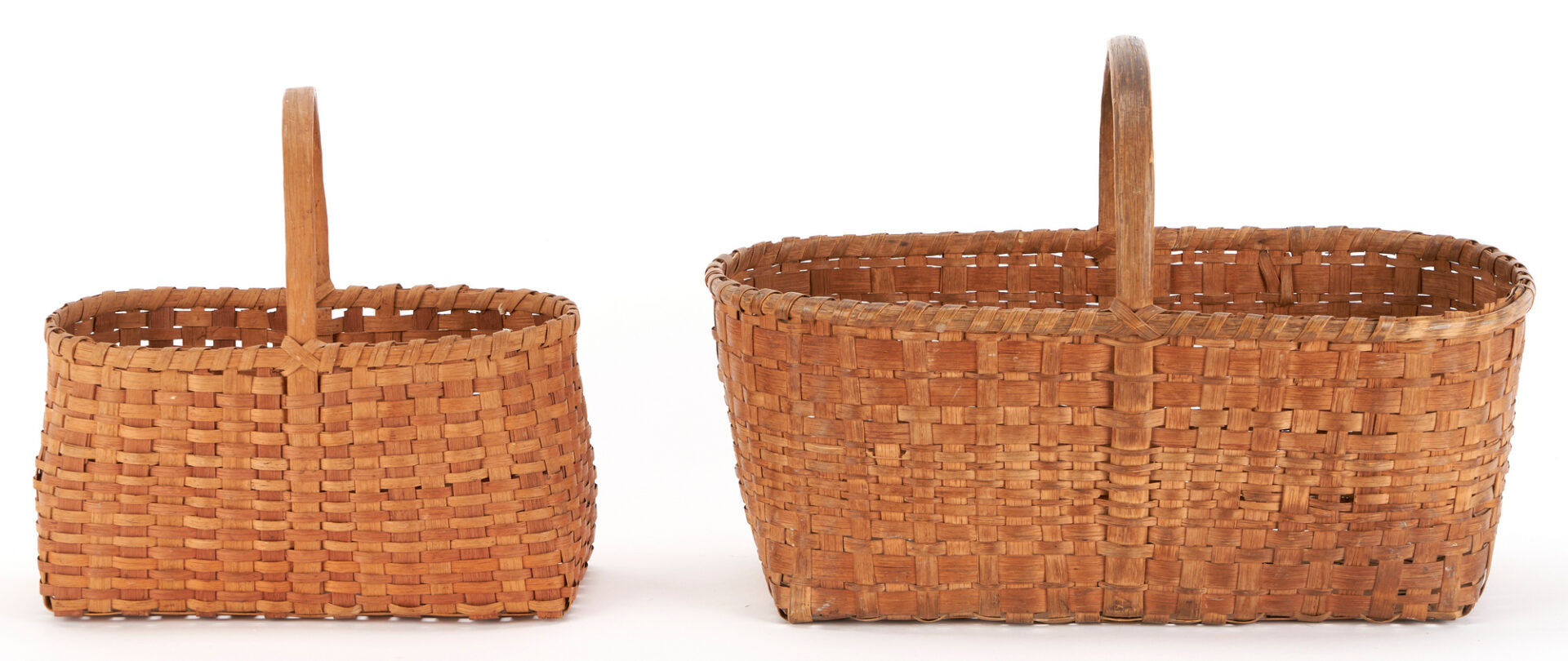 Lot 885: 4 Split Oak Baskets, Cherokee & East TN