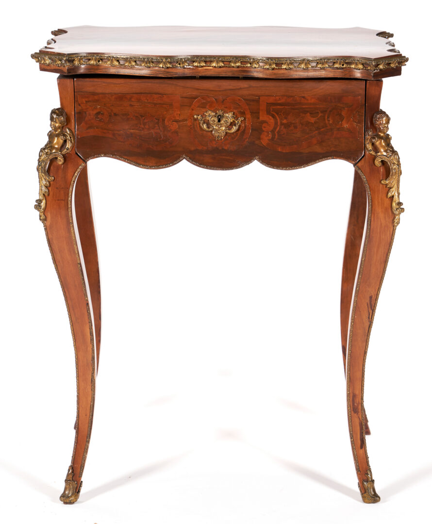 Lot 902: Louis XVI Style  Armchair & C. Diehl Paris Dressing Table