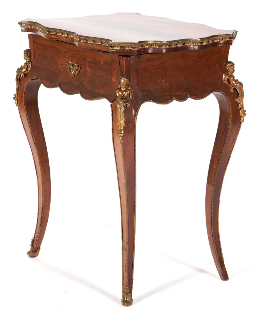 Lot 902: Louis XVI Style  Armchair & C. Diehl Paris Dressing Table