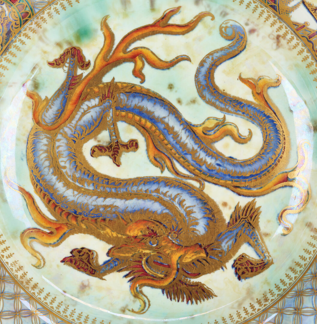 Lot 929: Wedgwood Dragon Luster Bowl, Daisy Makeig-Jones Celestial Dragon
