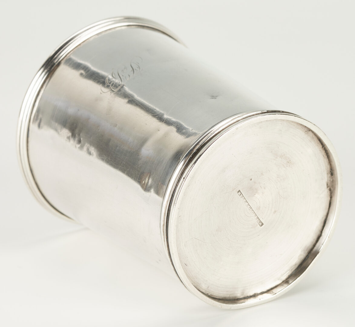 Lot 94: Hyde & Goodrich New Orleans Coin Silver Julep Cup