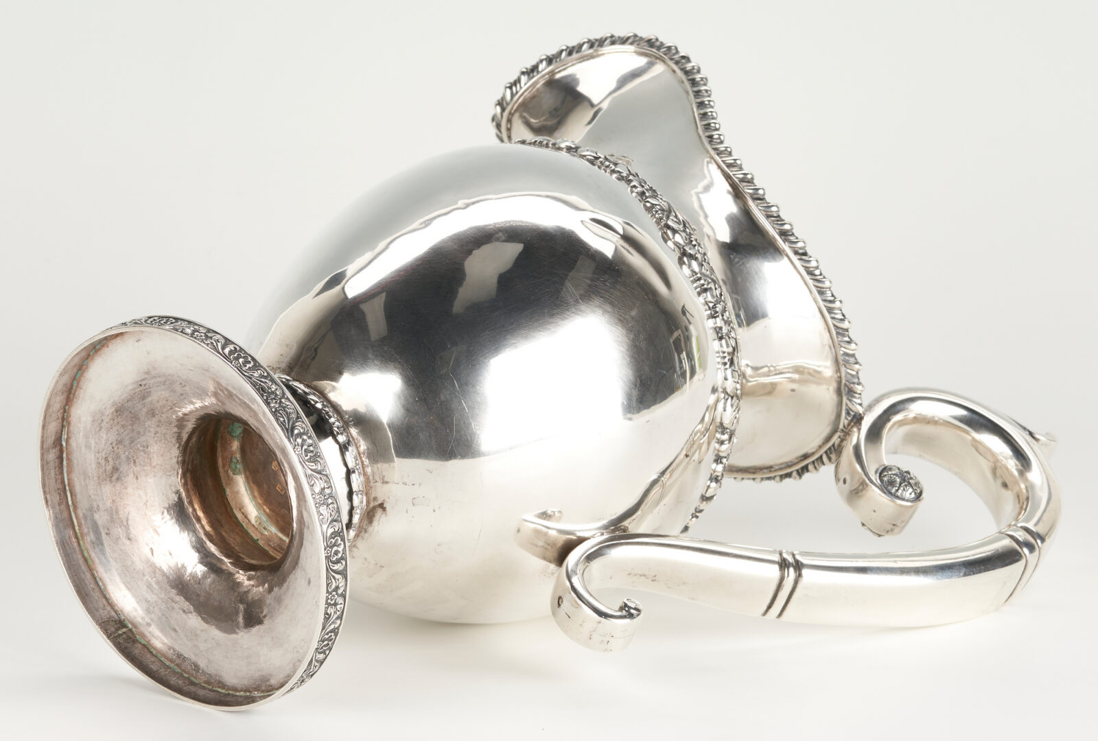 Lot 97: Frederick Marquand Coin Silver Water Pitcher