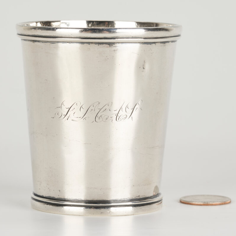 Lot 98: R. Beauvais St. Louis Agricultural Coin Silver Julep Cup