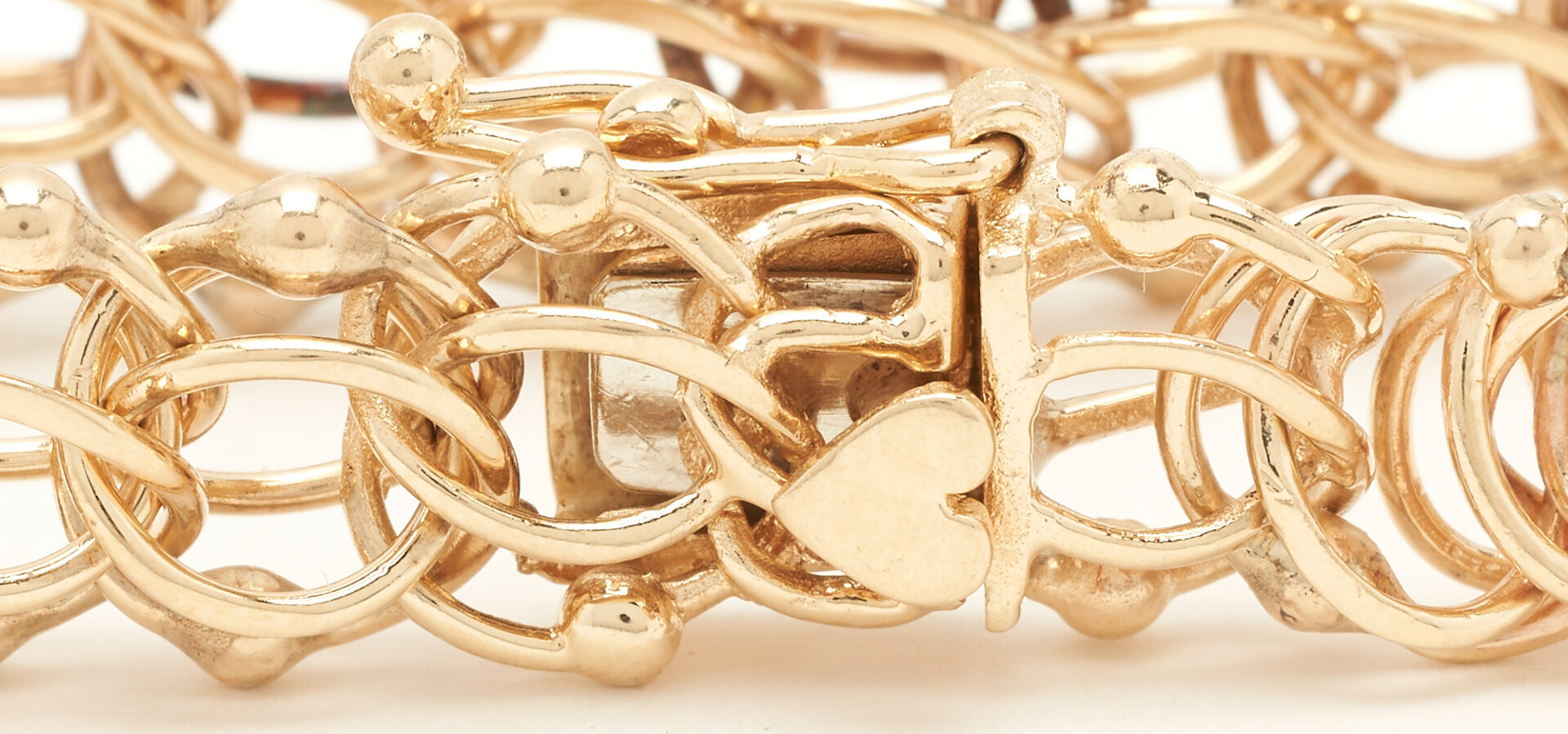Lot 995: 14K Gold Chain Bracelet