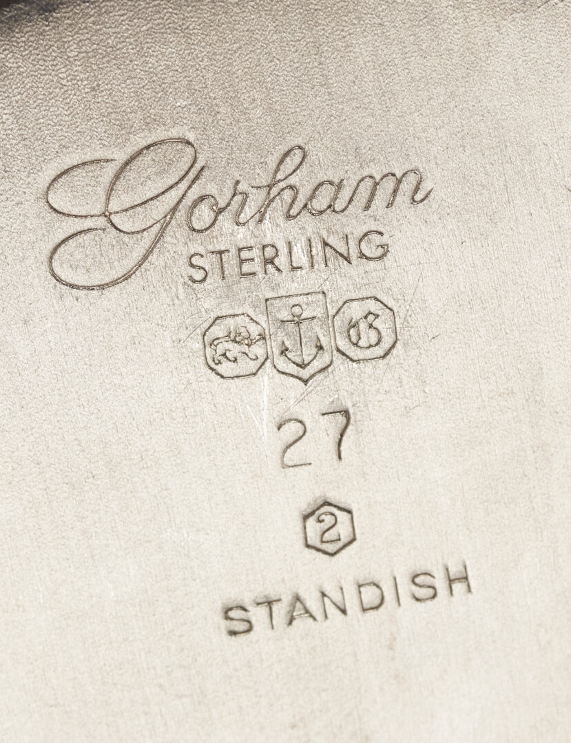Lot 1092: Gorham Sterling Oval Tray & International Sterling Tray