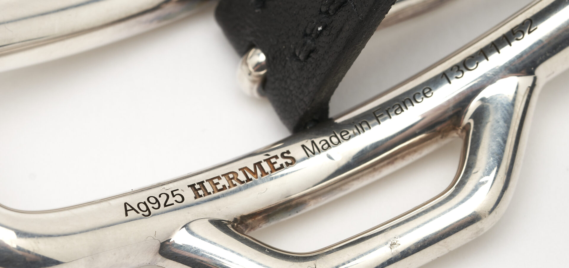 Lot 1144: 2 Hermes Bracelets, Collier de Chien Studded Cuff & Hapi Triple Tour Wrap