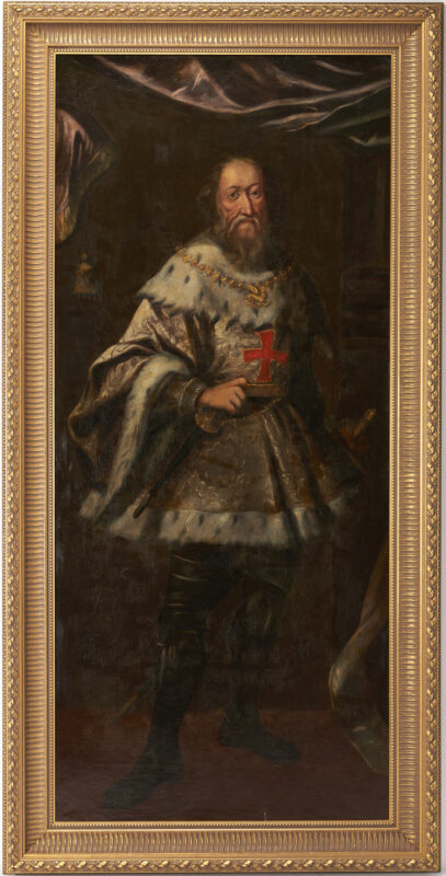 Lot 114: Portrait Painting of a European Nobleman, Full Length