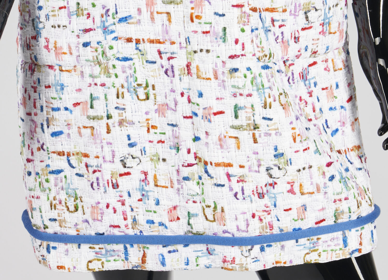 Lot 1176: Chanel Multicolor Tweed Dress