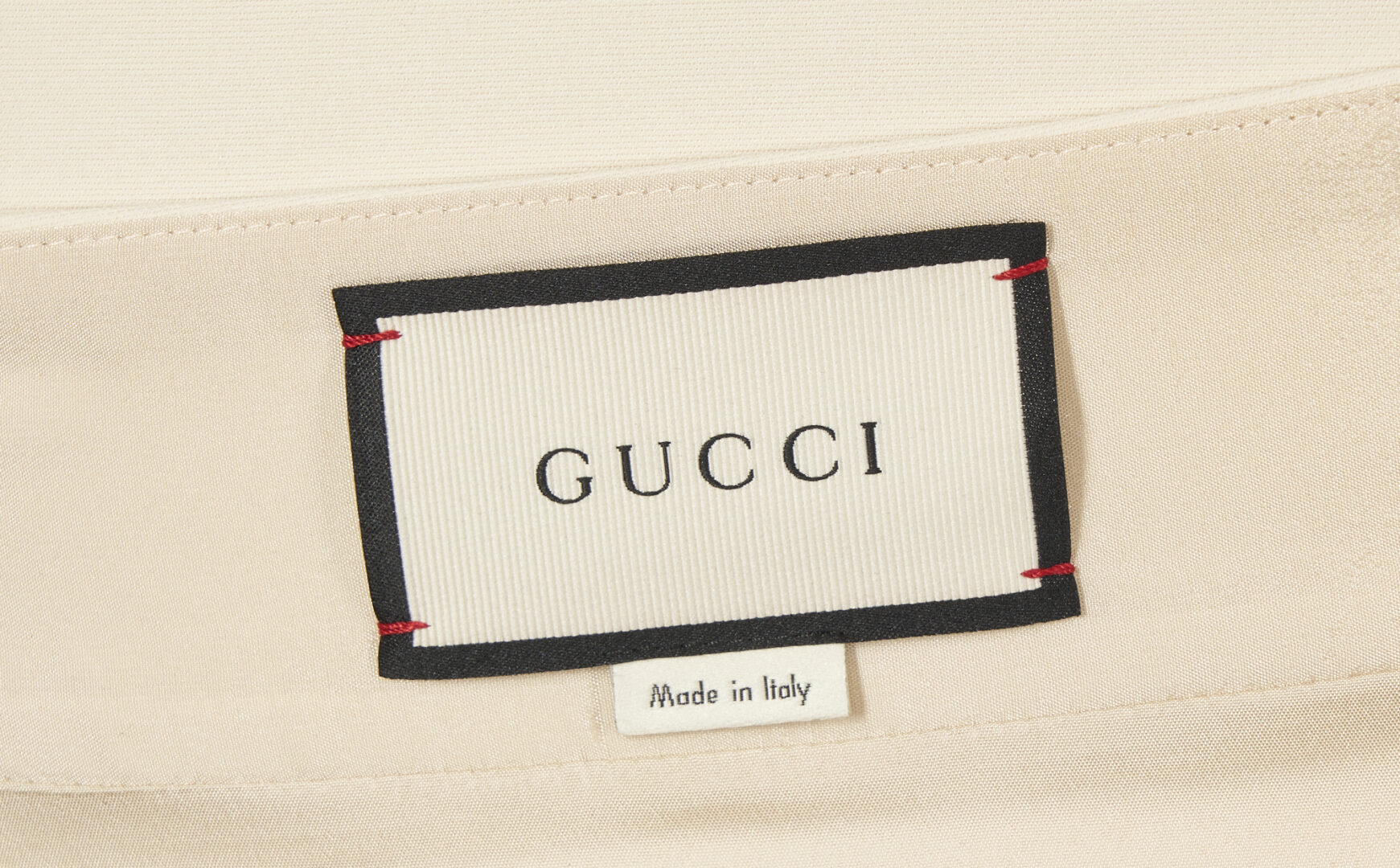 Lot 1226: Gucci Silk Georgette Blouse & Logo Midi Skirt