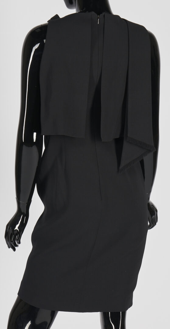 Lot 1253: Chanel Black Silk Dress