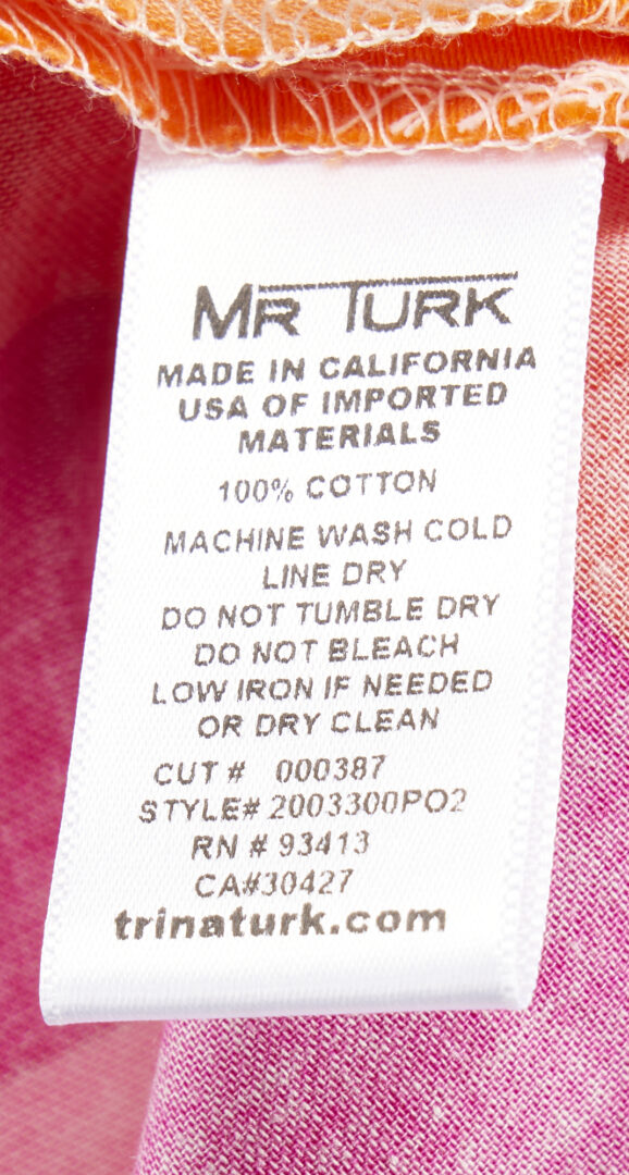 Lot 1256: 3 Turk & Ackermann Garments, Maxi Dress & Caftan, incl. Men's
