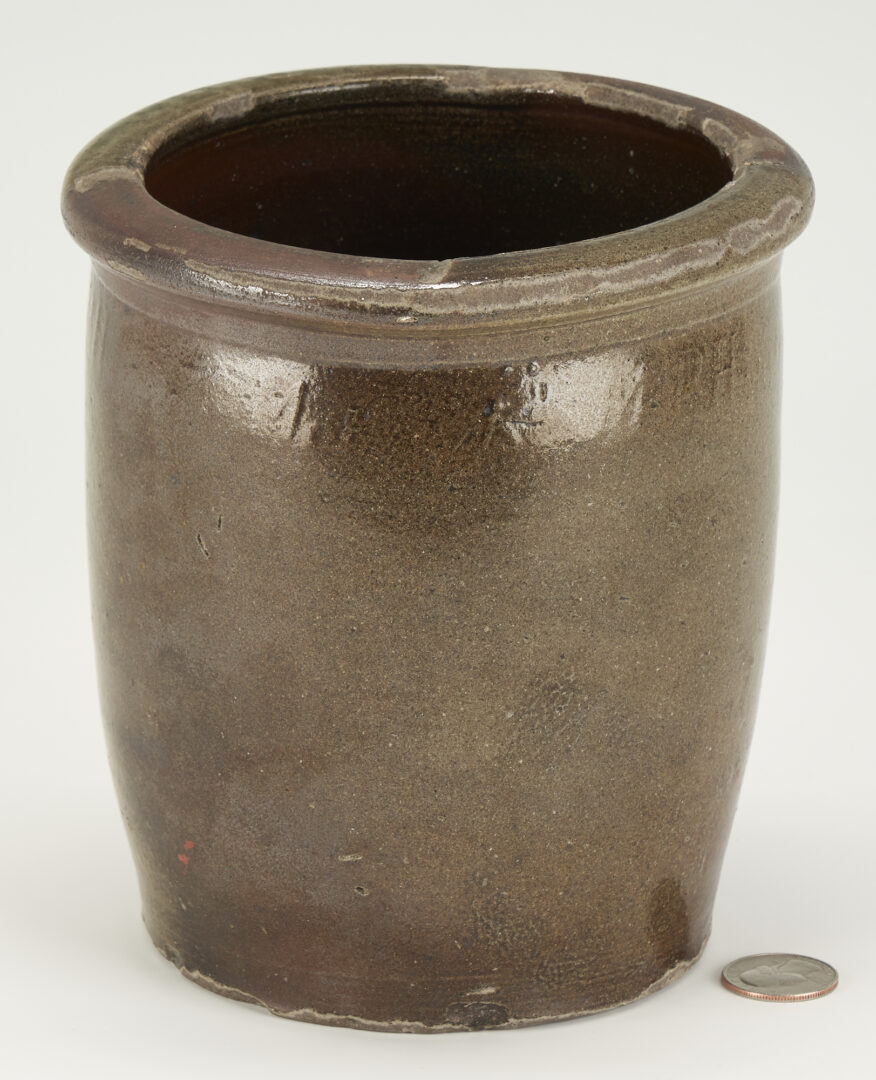 Lot 183: East Tennessee Stoneware Pottery Jar, Harmon, Greene Co.