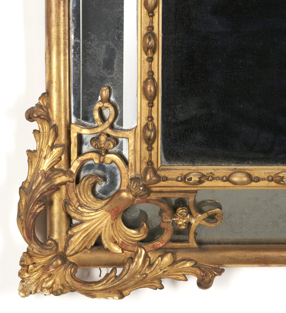 Lot 218: Italian Baroque Style Giltwood Mirror