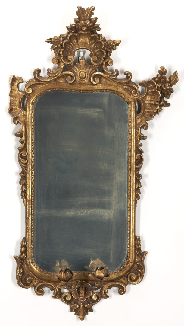 Lot 221: Suite of 4 Rococo Style Giltwood Mirrors