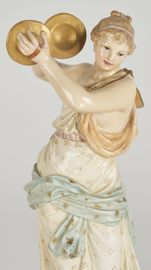 Lot 267: 3 Meissen and KPM Figures, incl. Sense of Smell
