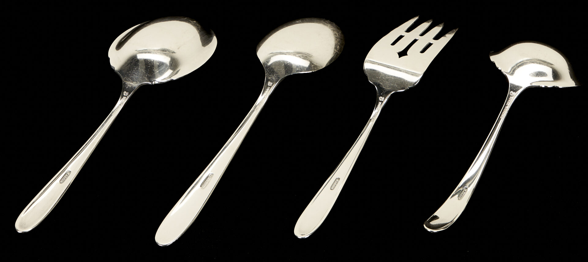 Lot 334: 53 Pcs. Towle Madeira Sterling Silver Flatware, Service for 8