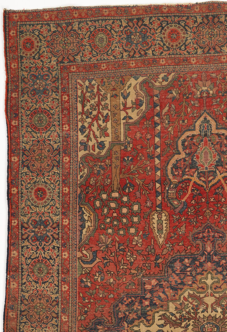 Lot 437: Keshan Persian Carpet or Rug, 6' x 4'