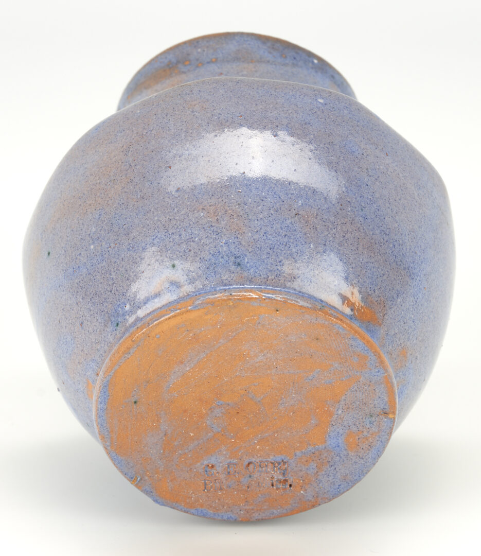 Lot 446: George E. Ohr Art Pottery Vase