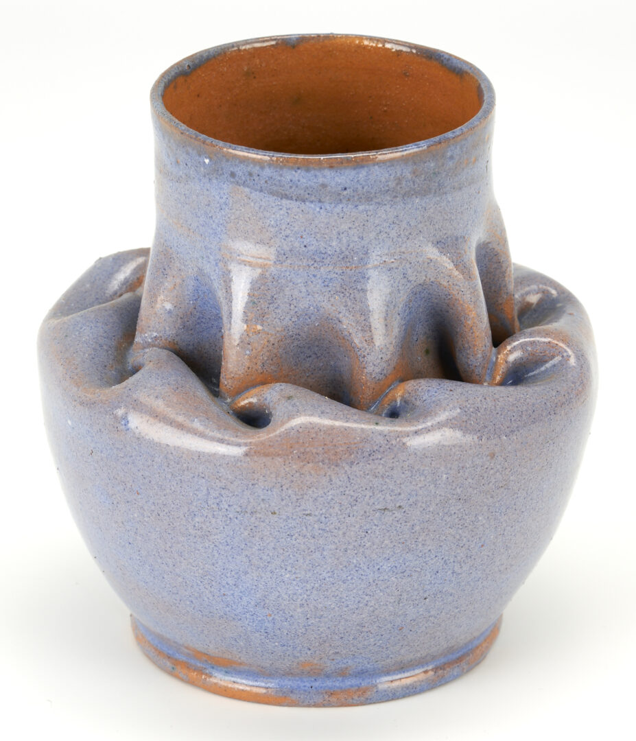Lot 446: George E. Ohr Art Pottery Vase