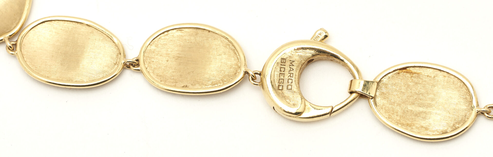 Lot 44: Marco Becigo Lunaria Collection 18K Gold Disc Necklace