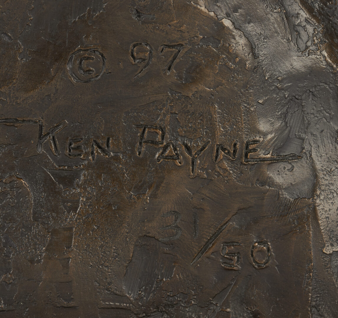 Lot 524: Ken Payne Bronze Sculpture, Canyon Shadow