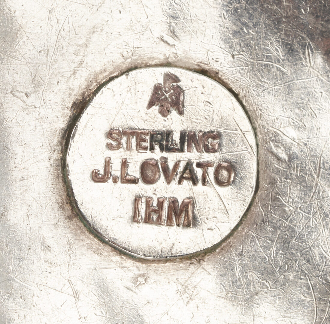 Lot 533: Julian Lovato Sterling Turquoise Pendant