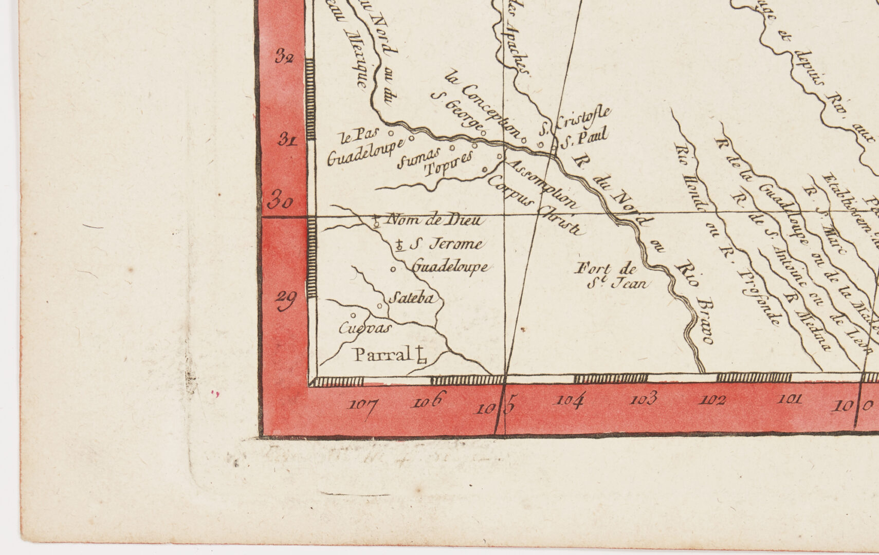 Lot 550: 5 Early Southern Maps incl. Bellin Louisiana & Florida, 1757