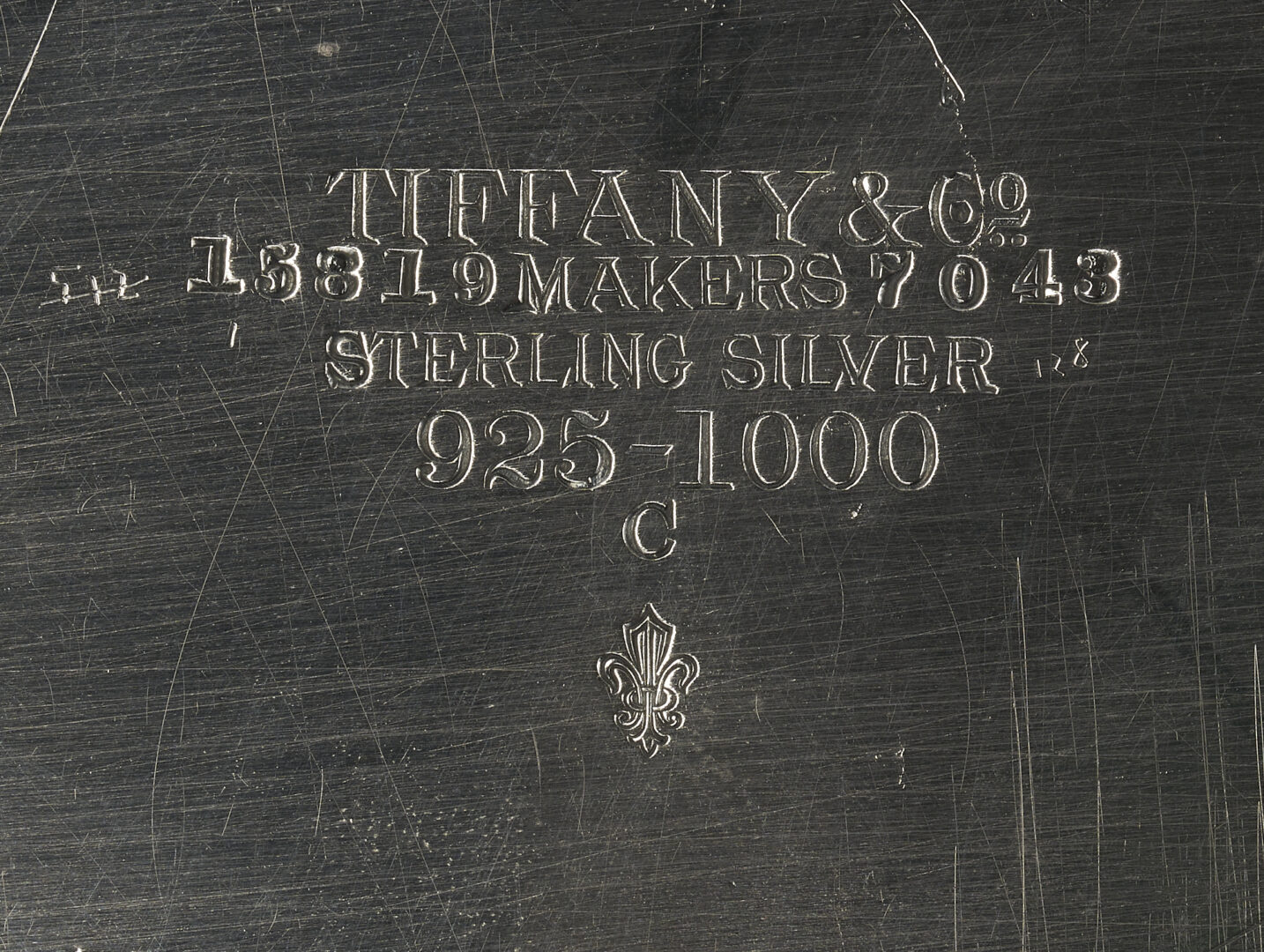 Lot 56: Tiffany Sterling Silver Renaissance Platter, Paulding Farnham