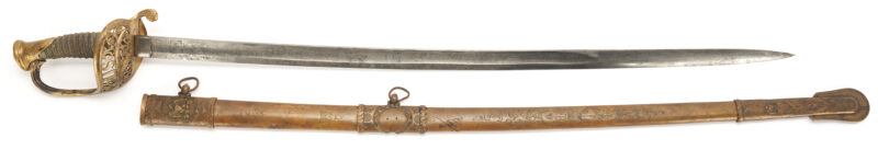 Lot 578: Civil War Presentation M1850 Sword, Col. Sam Patton, 8th E. Tenn. Cavalry