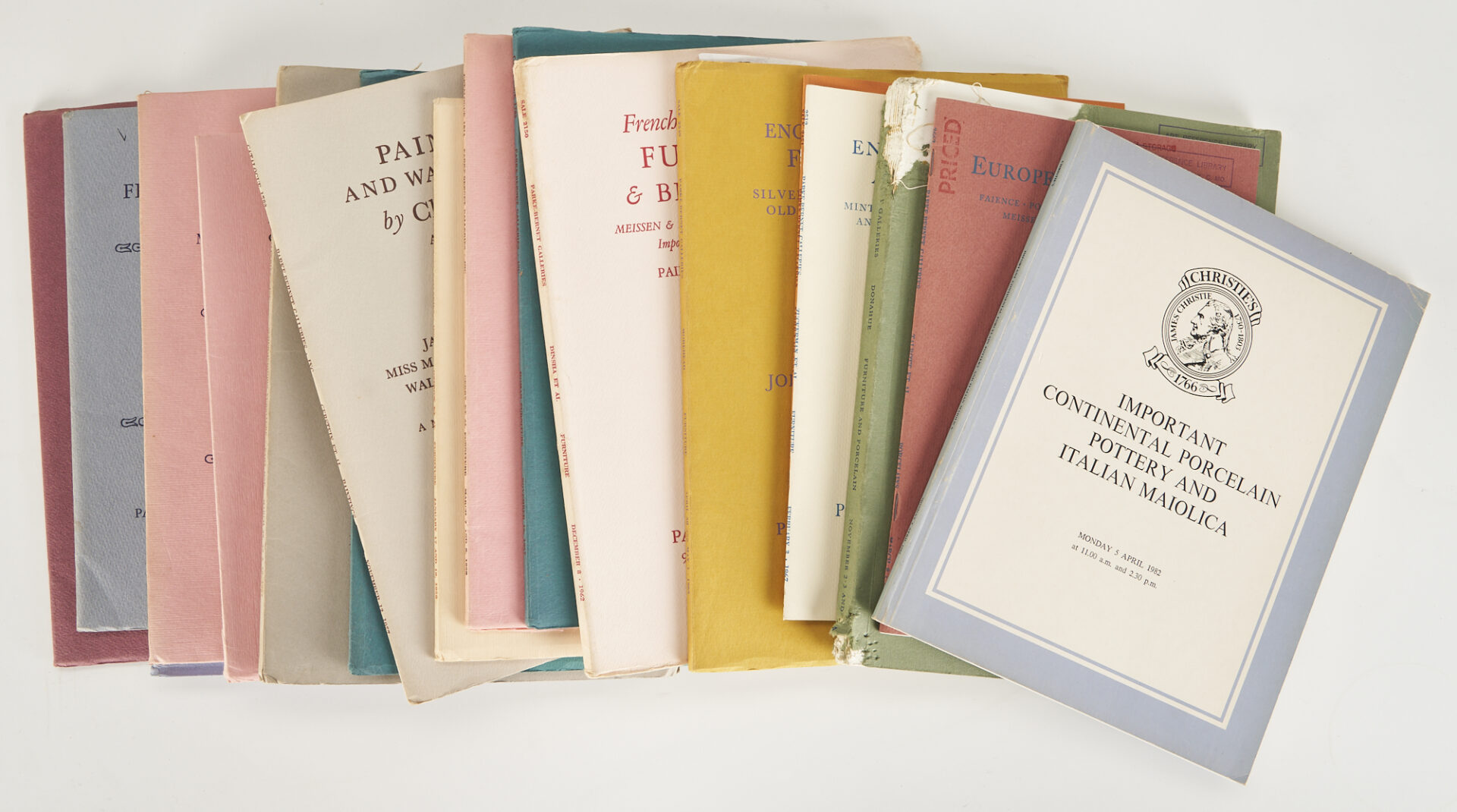 Lot 636: 33 Mid-Century Auction Catalogs from Parke-Bernet & Christies