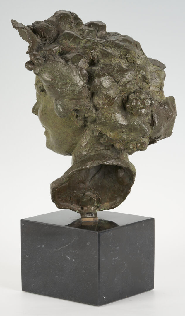 Lot 657: Bronze Bust of Bacchus or Dionysus