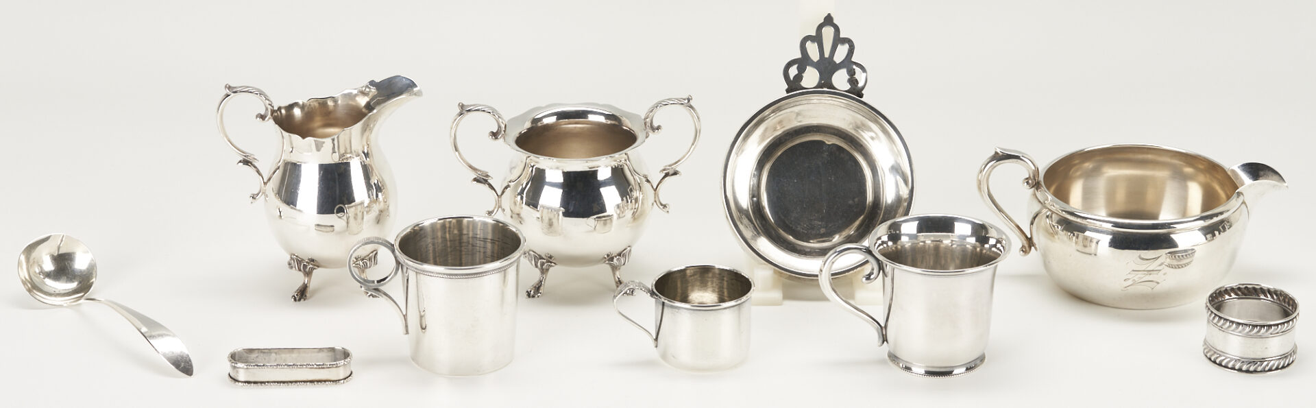 Lot 676: 16 pcs. Assd. Sterling Silver, Mostly Hollowware
