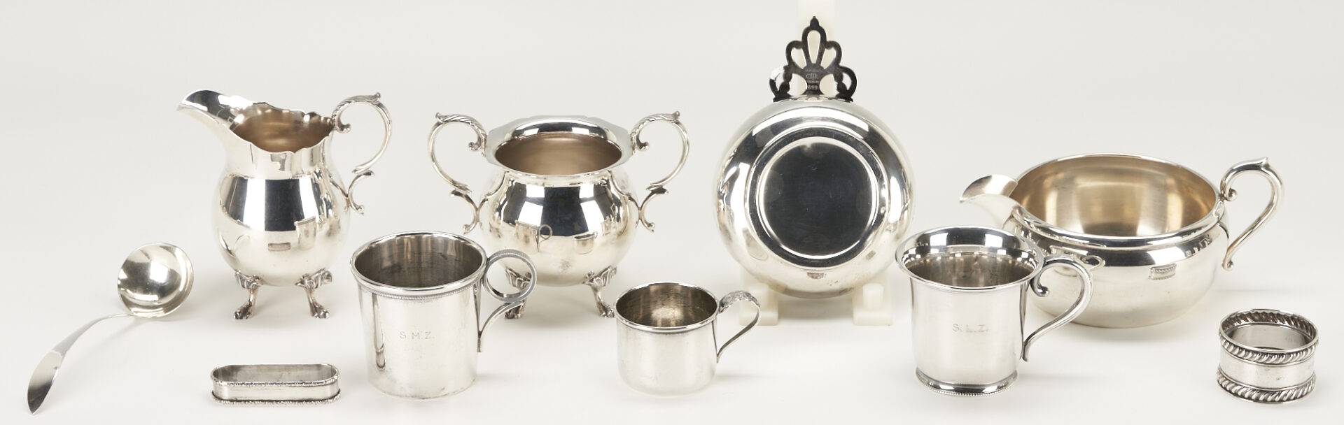 Lot 676: 16 pcs. Assd. Sterling Silver, Mostly Hollowware
