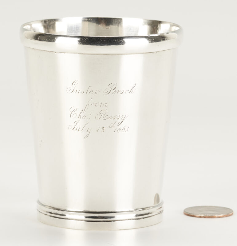 Lot 68: Samuel Bell TX Coin Silver Julep Cup