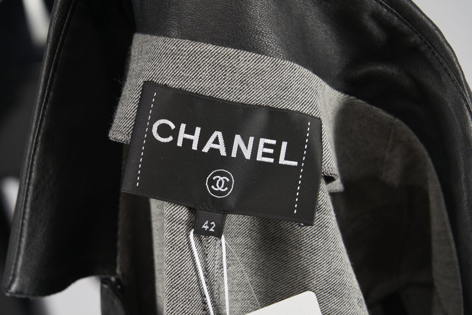 Lot 717: Chanel Lambskin & Denim Jacket