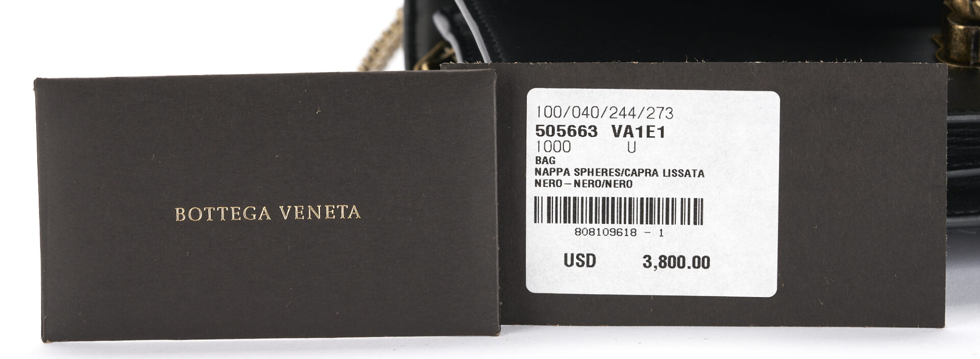 Lot 733: Rare Bottega Veneta Nappa Sphere Knot Clutch