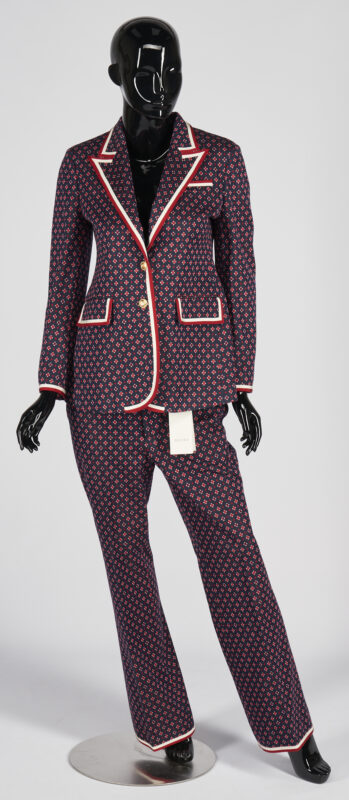 Lot 750: 2-pc. Gucci Geometric Jacquard Pants Suit