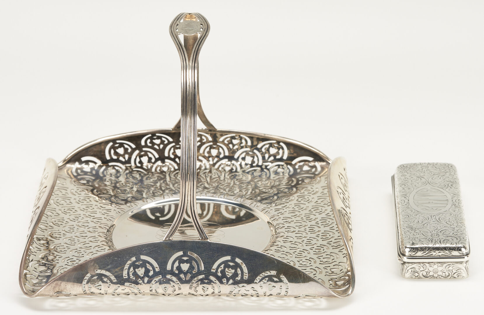 Lot 782: 4 Sterling Silver Holloware Items, incl. Tiffany, Dominick & Haff