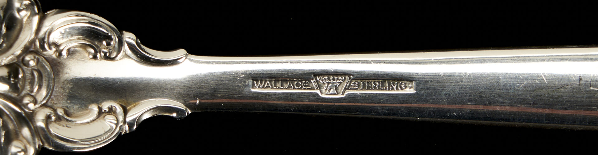 Lot 785: 56 pcs. Wallace Grand Baroque Sterling Flatware, Svc. 12