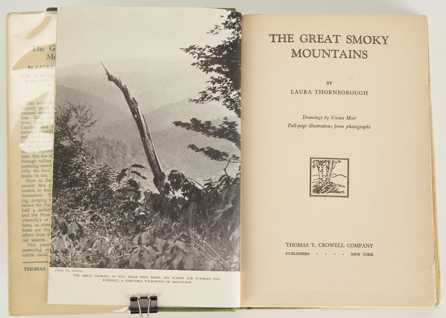 Lot 814: Walker Sisters Poem Drawing plus Great Smoky Mountains Book