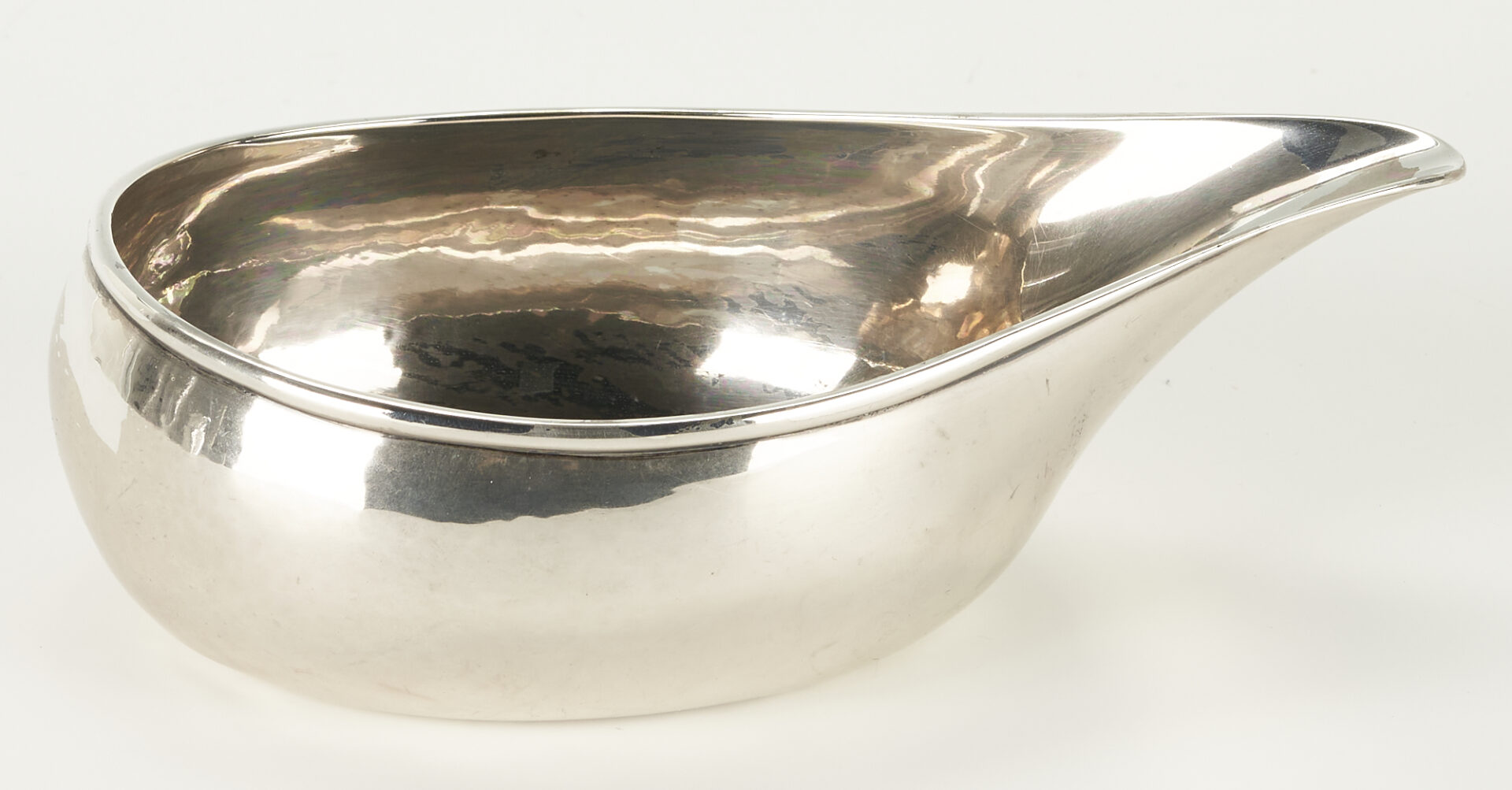 Lot 82: Coin Silver Pap Boat, possibly Georgia
