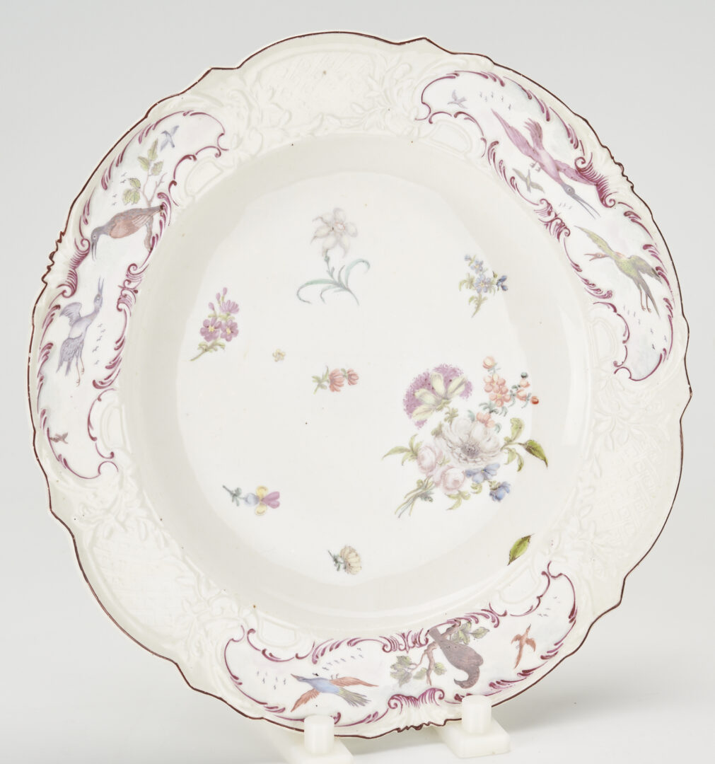 Lot 857: 7 pcs Porcelain incl. Chinese, Meissen, Worcester, Chelsea