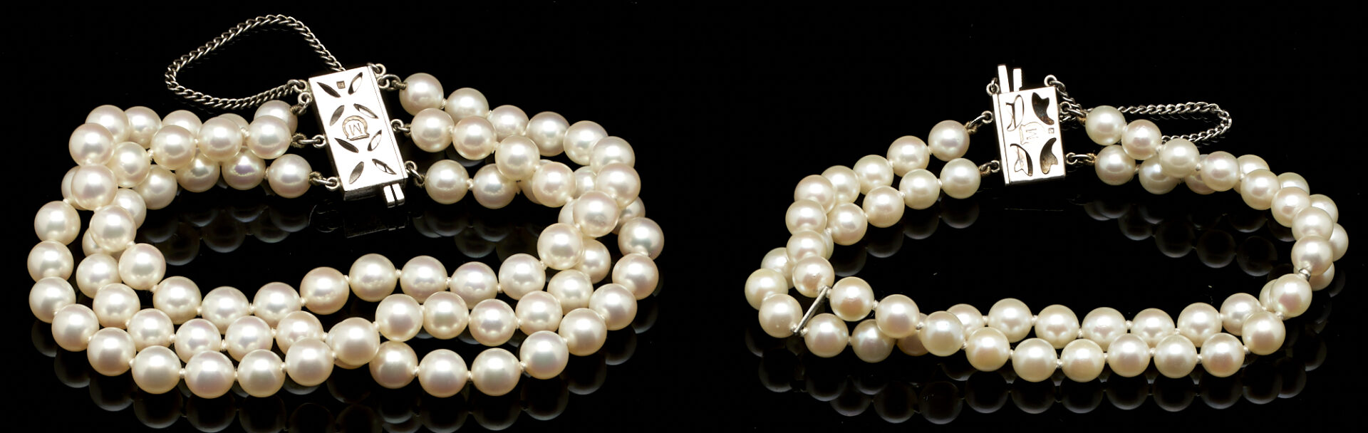 Lot 883: 5 Pearl Jewelry Items, incl. Mikimoto